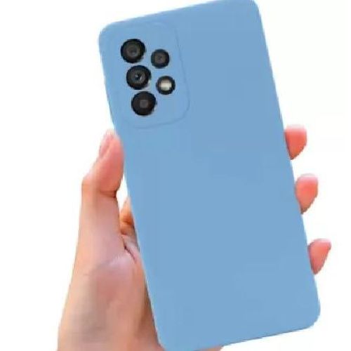 Samsung Galaxy A70, A71, A72, A73, A74 5G Silicon Phone Cover Case-sky Blue