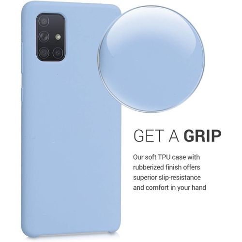 Samsung Galaxy A70, A71, A72, A73, A74 5G Silicon Phone Cover Case-sky Blue