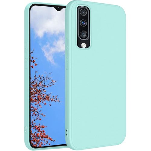 Samsung Galaxy A70, A71, A72, A73, A74 5G Silicon Phone Cover Case-sky Blue