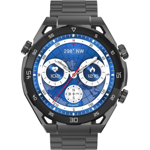 G-Tab GT8 Amoled Smart Watch, Music Storage upto 1 GB, 1.43 INCHES AMOLED WITH LEATHER Strap + RUBBER Strap, Smart Calling, heart rate, blood oxygen, sport mode, always display on- Multicolor