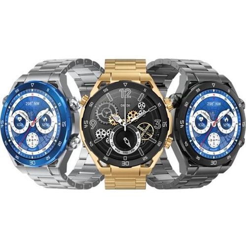 G-Tab GT8 Amoled Smart Watch, Music Storage upto 1 GB, 1.43 INCHES AMOLED WITH LEATHER Strap + RUBBER Strap, Smart Calling, heart rate, blood oxygen, sport mode, always display on- Multicolor