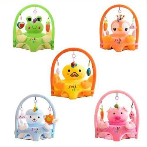 Other Baby Sofa, Sitting, Study Chair, Rabbit, Cute, Chair, Elephant, Frog, Plush, 6-18 Months, Infant Chair, Handrail, Penguin, Pig, Zabuton, Anti-Slip, Fluffy, Comfortable, Baby Goods, Meals, Nursery -  Multi-Colour