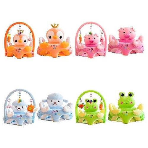 Other Baby Sofa, Sitting, Study Chair, Rabbit, Cute, Chair, Elephant, Frog, Plush, 6-18 Months, Infant Chair, Handrail, Penguin, Pig, Zabuton, Anti-Slip, Fluffy, Comfortable, Baby Goods, Meals, Nursery -  Multi-Colour