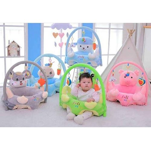 Other Baby Sofa, Sitting, Study Chair, Rabbit, Cute, Chair, Elephant, Frog, Plush, 6-18 Months, Infant Chair, Handrail, Penguin, Pig, Zabuton, Anti-Slip, Fluffy, Comfortable, Baby Goods, Meals, Nursery -  Multi-Colour