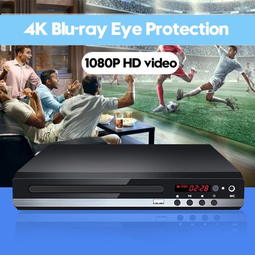 110-240V 1080P HD Video DVD Player HDMI 5.1 Stereo Surround Sound With Microphone Interface [With/Without HDMI Cable 1080P Without HDMI Cable