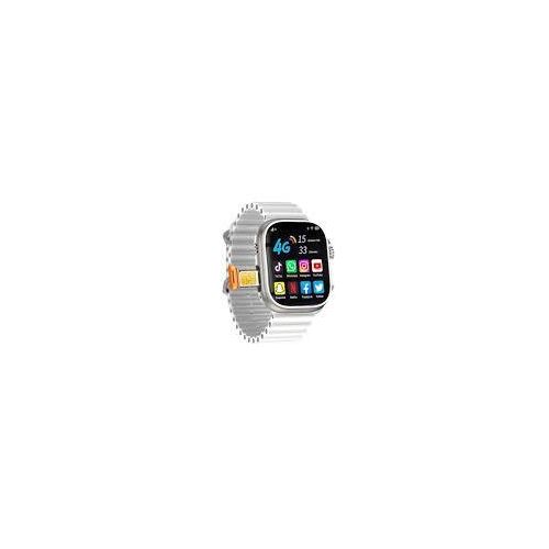 Modio 4G Ultra MAX SIM Powered Smart Watch with 4GB RAM and 64GB Internal Memory - with 3 Strap -Multicolor