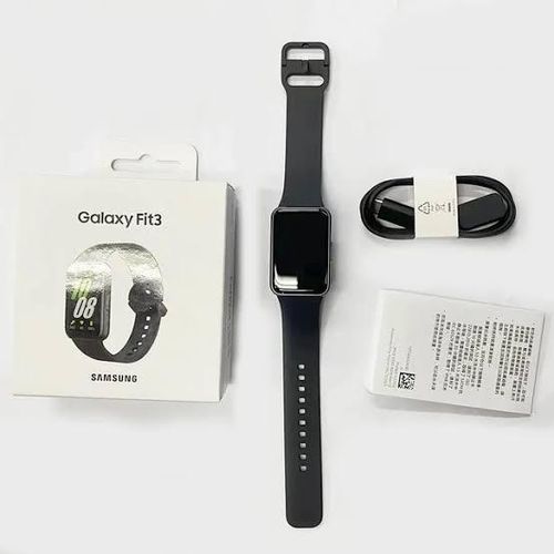 Samsung Galaxy Fit3 40mm AMOLED Display with Aluminium Body Black