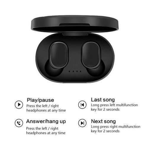 Airdot's Bluetooth Wireless Earbuds - Black.