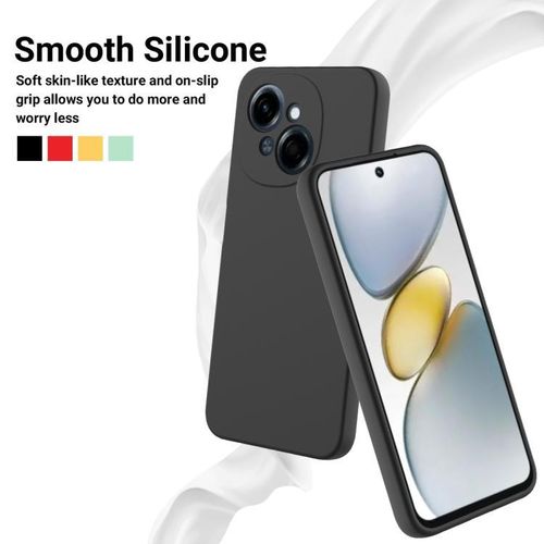 Tecno Pop 9 Luxury Soft Rubber Liquid Silicone Skin Touch Feel Cover Case Blue