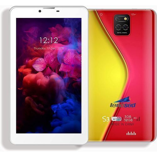 Lenosed S3 7" 3GB RAM, 32GB, 4G Dual Sim Tablet - Red