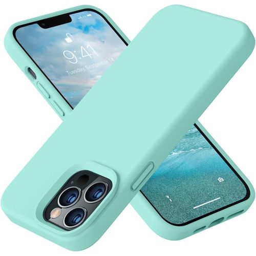 Apple Iphone 11 12 13 14 15 Pro Max X Xs Max Silicone Shockproof Case Cover-Light Blue