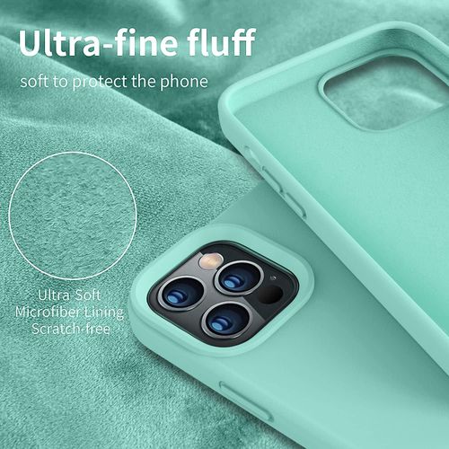 Apple Iphone 11 12 13 14 15 Pro Max X Xs Max Silicone Shockproof Case Cover-Light Blue