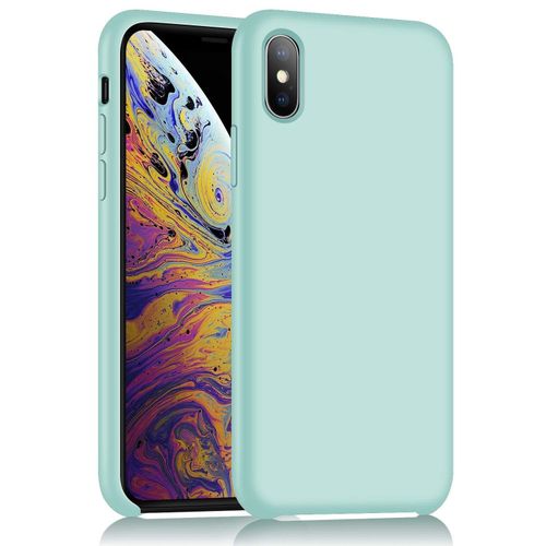 Apple Iphone 11 12 13 14 15 Pro Max X Xs Max Silicone Shockproof Case Cover-Light Blue