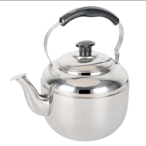 6L Non Electric Stainless Steel Boiling Kettle- Silver
