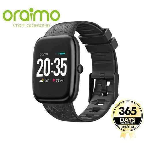 Oraimo Original OSW- Tempo-S IP67 Waterproof Smart Watch - Black