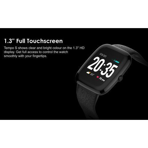 Oraimo Original OSW- Tempo-S IP67 Waterproof Smart Watch - Black