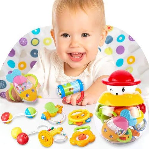 Baby Toys Rattle Set-Red
