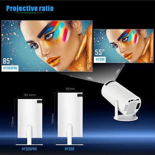 Smart Projector auto chart Proyector mini Home Theater Lcd Smart movie portable 4k mini android projector