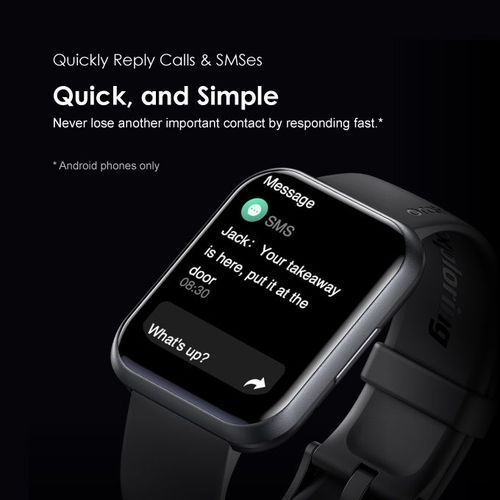 Oraimo Watch 2 Pro Bluetooth Calling Smart Watch - Black