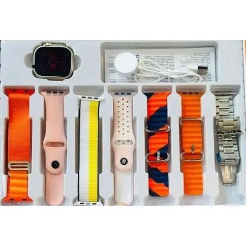 I20 Ultra Max Smartwatch 7 Straps Touch screen watch 9-Multi-colour