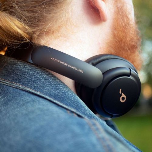 Anker Soundcore Life Q30 Bluetooth Noise Cancelling Headphones, 40H Playtime, USB Type C Fast Charge, Soft Earcups With Free Carry Case - Black