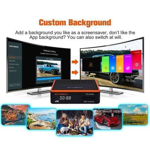 Gtmedia GT COMBO Smart TV Box Receiver Android 9.0 2GB+16GB