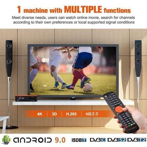 Gtmedia GT COMBO Smart TV Box Receiver Android 9.0 2GB+16GB