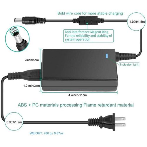 19V AC/DC Adapter TV Monitor Power Cord for Samsung 32