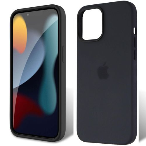 Universal Liquid Silicone Phone Case For IPhone 13 13 Pro 13 Pro Max 13 Mini Rubber Silicone Phone Cover Black