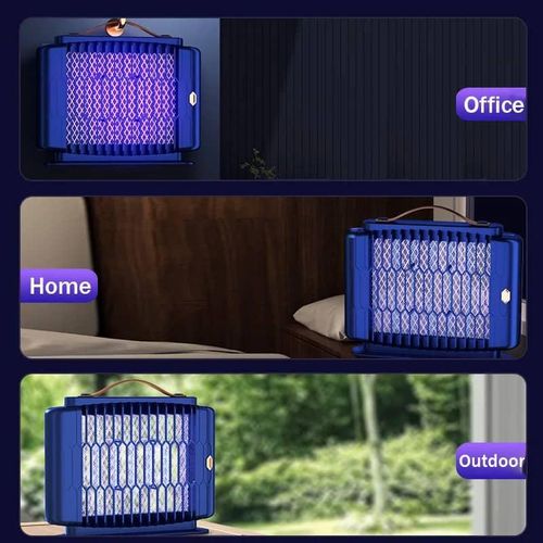 Electric Instant Mosquito Killing Lamp With Led Light To Repel Mosquitoes-Multicolours