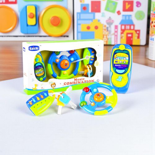 Baby Musical Combination Toy Set Blue-Green