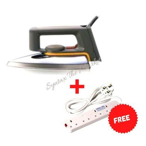 Electric Dry Iron Box + Free Extension