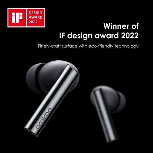 Oraimo FreePods Pro ANC Active Noise Cancellation True Wireless Earbuds - Black