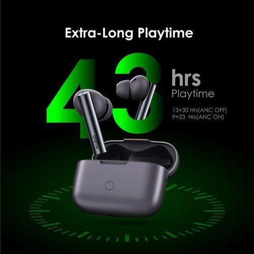Oraimo FreePods Pro ANC Active Noise Cancellation True Wireless Earbuds - Black