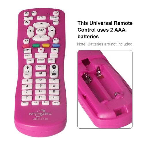 URC-7710 Universal Smart TV Remote Control Replacement for Samsung LG Sony Smart TVs TV/STB Smart Digital TV Box Television NO5115