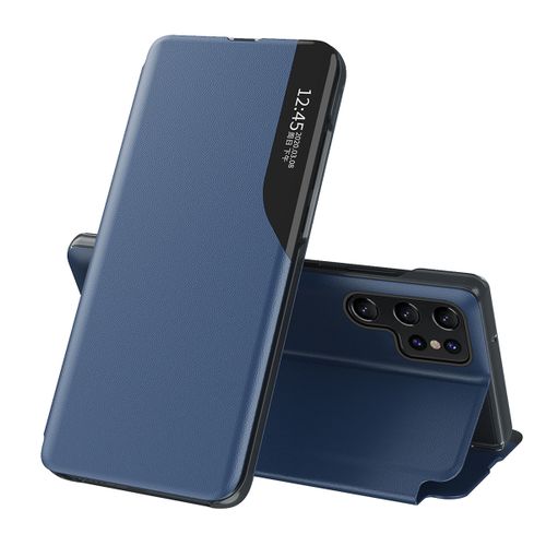 Case For Samsung Galaxy S22 Ultra 5G, Smart View Window Flip Stand Cover PU Leather Protective Case For Samsung Galaxy S22 Ultra 5G