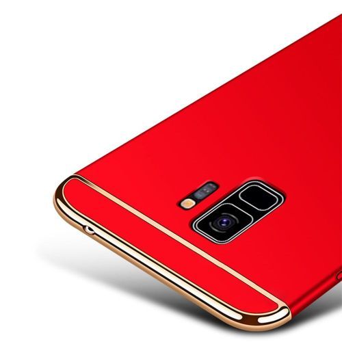 Phone Case Galaxy S9 , 3 In 1 Combination Hard Coated Anti-Fingerprint Non Slip Matte Surface Electroplate Frame Cover For Samsung Galaxy S9