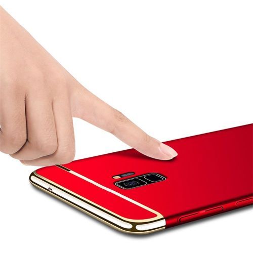 Phone Case Galaxy S9 , 3 In 1 Combination Hard Coated Anti-Fingerprint Non Slip Matte Surface Electroplate Frame Cover For Samsung Galaxy S9