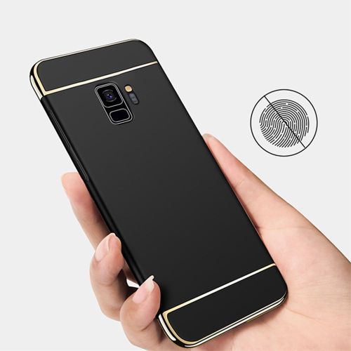 Phone Case Galaxy S9 , 3 In 1 Combination Hard Coated Anti-Fingerprint Non Slip Matte Surface Electroplate Frame Cover For Samsung Galaxy S9