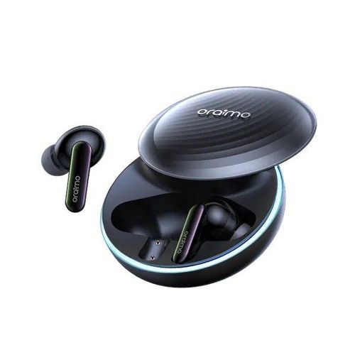 Oraimo SpaceBuds Hybrid ANC True Wireless Earbuds Customized Voice Prompt - Black