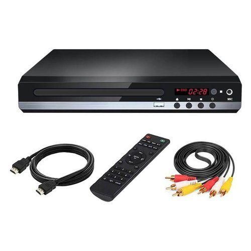 DVD Player For TV UHD 1080P RegionFree Compact USB Input For Study