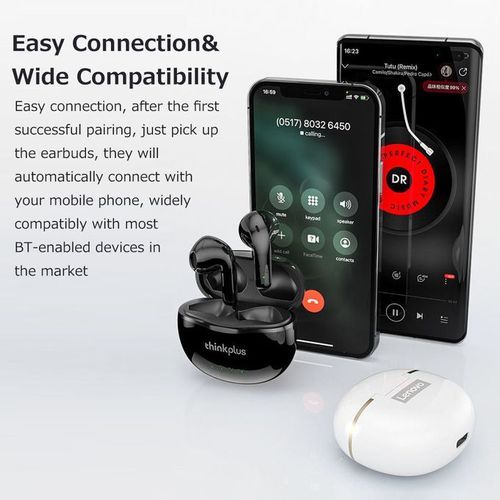 Lenovo X16 Bluetooth 5.2 Headset Bass Stereo BLACK