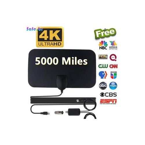 Digital tv antenna internal signal amplifier 5000 miles 4K  HDTV box dvb-t2