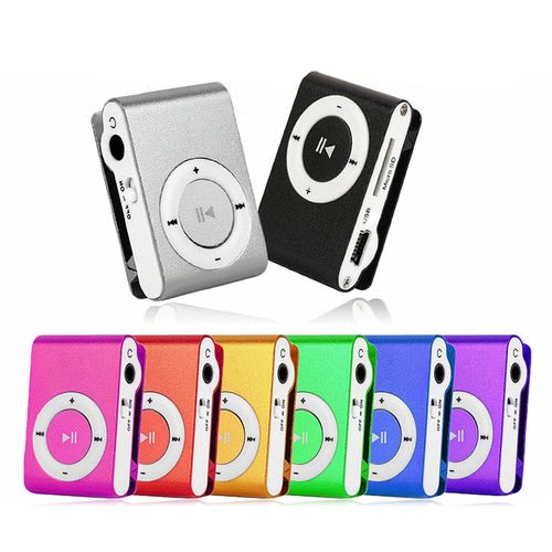 MP3 Player Sport Digital Music Support TF Card MP3 USB 2.0-Black