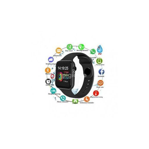 Smart Berry Smart Watch Berry 2030 S20 Bluetooth Fitness Fitness Bracelet Voice Call Smart Watch - Black