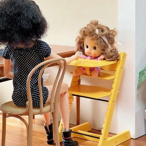 6 Points And 12 PointsModel Furniture Baby Dining Chair,Yellow