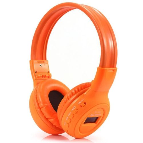 Bluetooth Wireless Bass Headpones With FM And Memory Card Slot - Multi Color