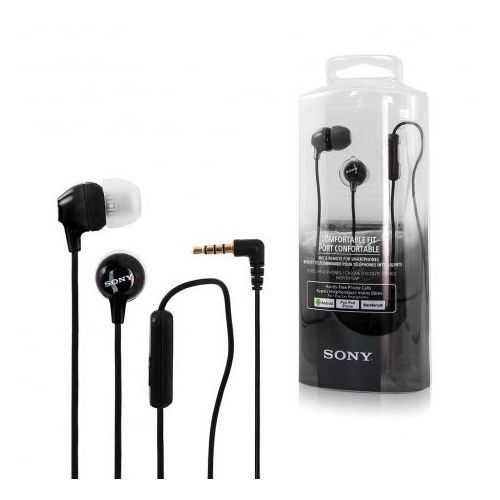 Sony MDR-EX15AP In-ear Headphones With Mic - Black