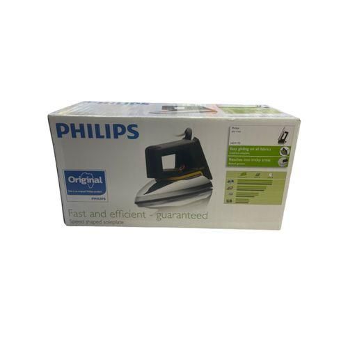 Phillips Original Dry Iron / Flat Iron 1000 Watts – Grey/Silver