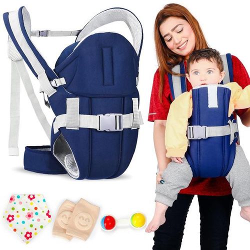 Ergonomic & Adjustable Infant Carrier for Baby Wrap with Padded Head and Lumbar Support, Shoulder